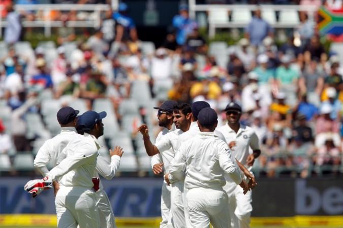 Kumar finished with a four-for in the first innings of the Cape Town Test Bhuvneshwar Kumar