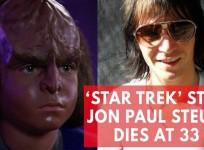 Star Trek child actor Jon Paul Steuer dead at 33