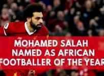 Mohamed Salah named African Player of the Year