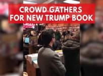 D.C. crowd gathers for new Trump book Fire And Fury