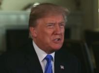 President Trump addresses press through pre-recorded video