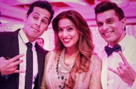 Dino Morea, Bipasha Basu and Karan Singh Grover on their wedding day Dino Morea, Bipasha Basu and Karan Singh Grover on their wedding day