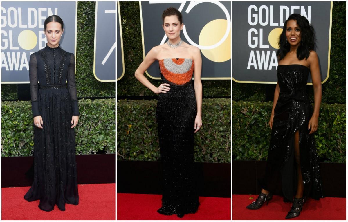 Alicia Vikander (L), Allison Williams, Kerry Washington (R) Alicia Vikander, Allison Williams, Kerry Washington