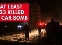 At least 23 dead from car bomb in northwestern Syria