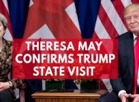 Theresa May confirms that Trump will be visiting the United Kingdom
