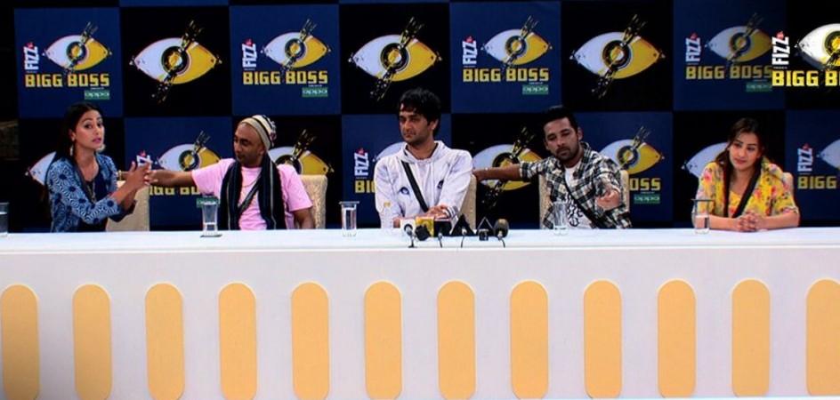 Bigg Boss 11 top 5 contestants: (from left to right) Hina Khan, Akash Dadlani, Vikas Gupta, Puneesh Sharma and Shilpa Shinde Bigg Boss 11 top 5 contestants, Bigg Boss 11 winner