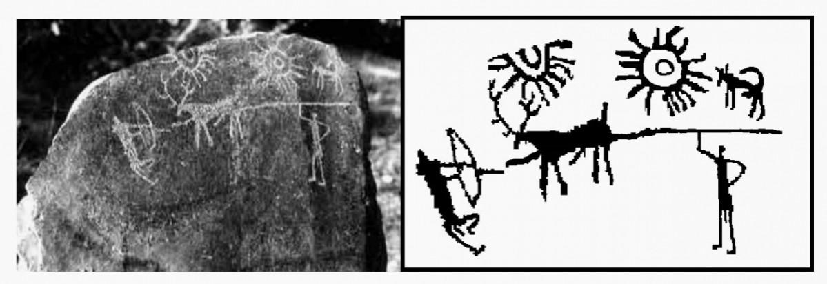 Stone carving from Burzahom might be the oldest depiction of supernova supernova