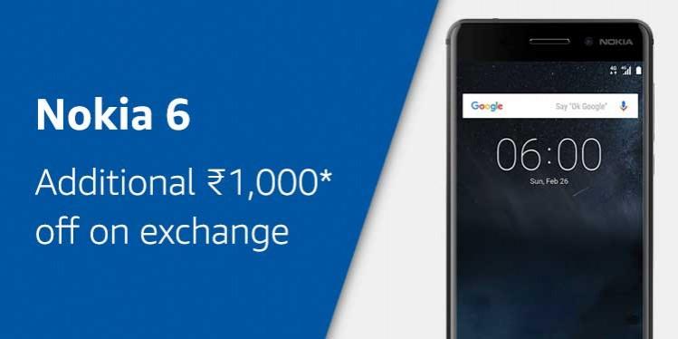 Nokia 6 on Amazon India