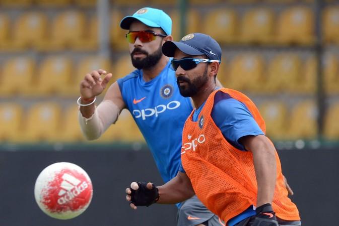 File photo of captain Virat Kohli (left) and Ajinkya Rahane. Ajinkya Rahane