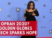 Oprah 2020? Golden Globes speech sparks hope she will take on Trump