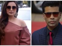 Rani Mukerji and Karan Johar