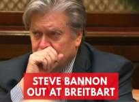 Steve Bannon steps down from Breitbart News amid Trump row