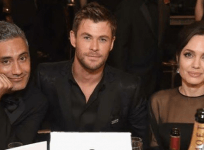 Chris Hemsworth, Taika Waititi, Chris Hemsworth Angelina Jolie