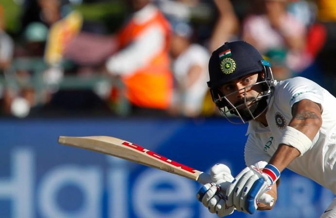 Virat Kohli bats during the 1st Test against South Africa in Cape Town. He scored 5 and 28. Virat Kohli