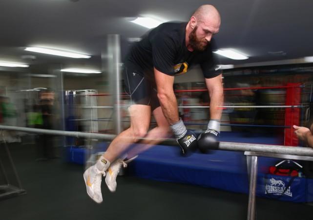 Tyson Fury training in 2014 tyson fury