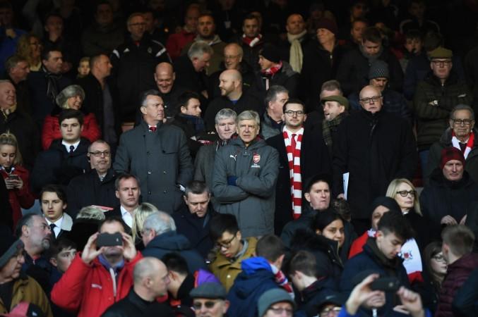 A face in the crowd...can you spot Wenger? wenger
