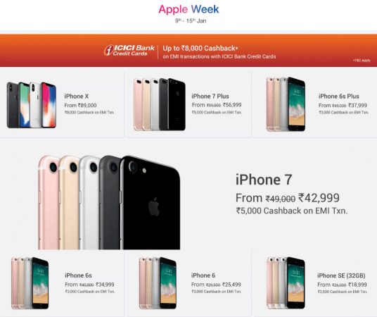 Flipkart Apple Week Sale Apple Iphone X Iphone 8 Iphone 7 Macbook Pro And Other Apple Devices On Offer Ibtimes India