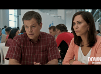 Downsizing exclusive clip: Matt Damon and Kristen Wiig become millionaires