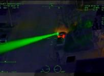Police helicopter catches laser-strike suspect on Camera, leads to felony arrest