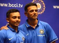 Rahul Dravid and Prthivi Shaw