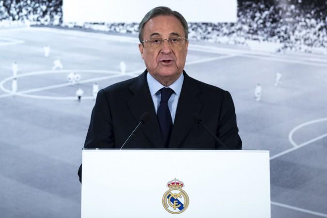 Real Madrid President Florentino Perez real madrid