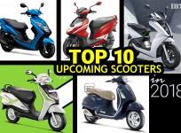 Top 10 upcoming scooters in India in 2018