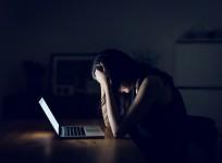 A stressed woman