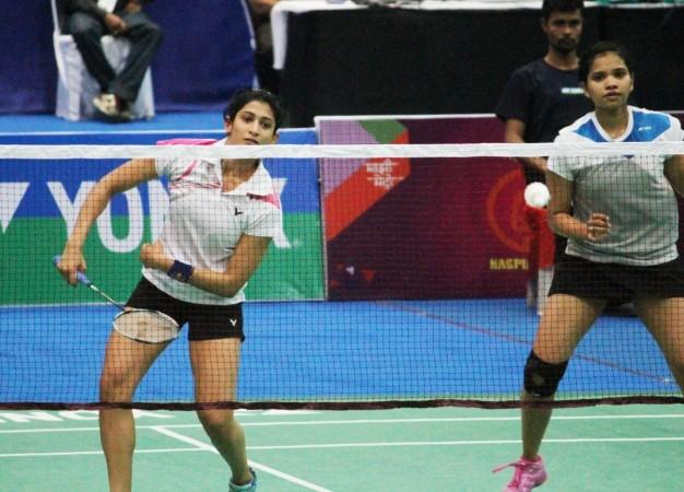 Ashwini with Sikki Reddy in 2017 badminton