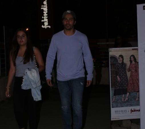 Varun Dhawan, Natasha Dalal on a movie date Varun Dhawan, Natasha Dalal on a movie date