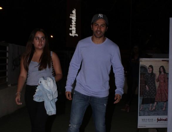Varun Dhawan, Natasha Dalal on a movie date Varun Dhawan, Natasha Dalal on a movie date