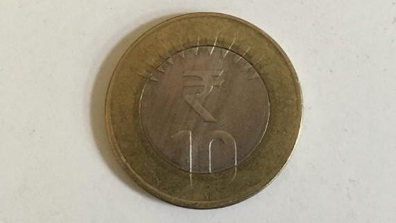 Rs 10 coin Rs 10 coin