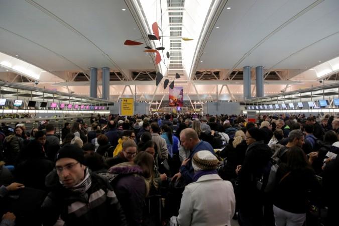 Many flights have been cancelled due to the winter storm Inga. (Representational Image) new york flight cancelled