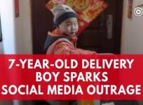 Chinese 7-year-old delivery boy sparks controversy