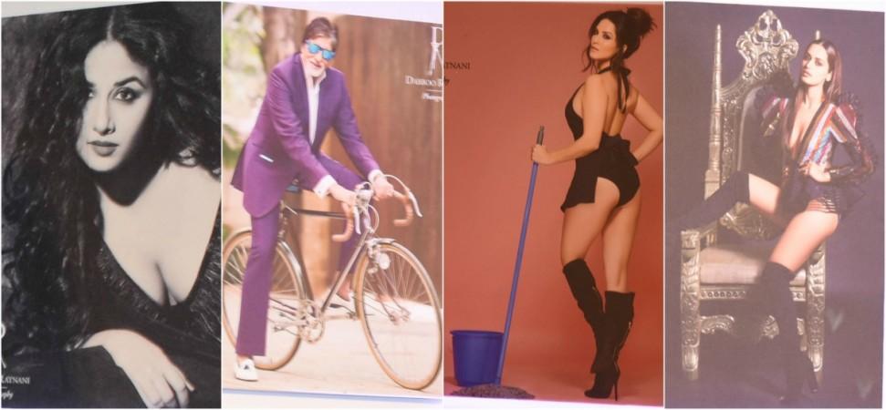 Vidya Balan, Amitabh Bachchan, Sunny Leone, Manushi Chhillar on Dabboo Ratnani Calendar 2018 Vidya Balan, Amitabh Bachchan, Sunny Leone, Manushi Chhillar on Dabboo Ratnani Calendar 2018