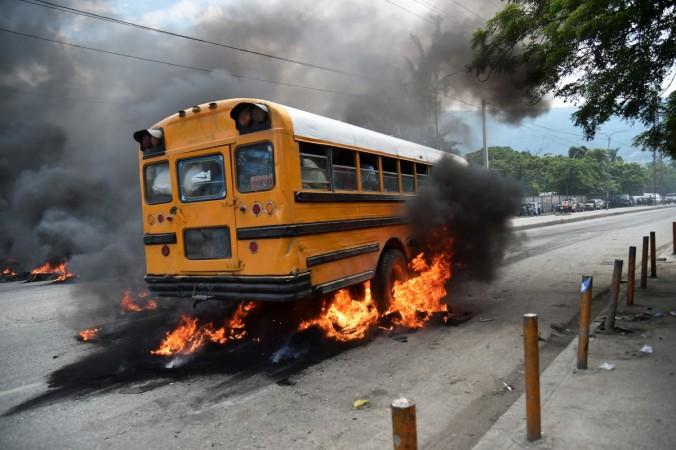 Representational Image Kazakhstan bus fire