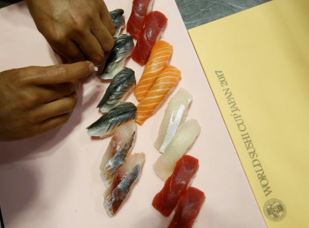 Representational picture: A competitor makes sushi at the creative Sushi open competition during World Sushi Cup Japan 2017 in Tokyo Sushi