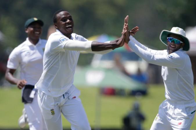 File photo of South Africa fast bowler Kagiso Rabada (left). Kagiso Rabada