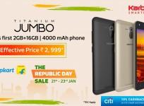 Karbonn Titanium Jumbo on Flipkart
