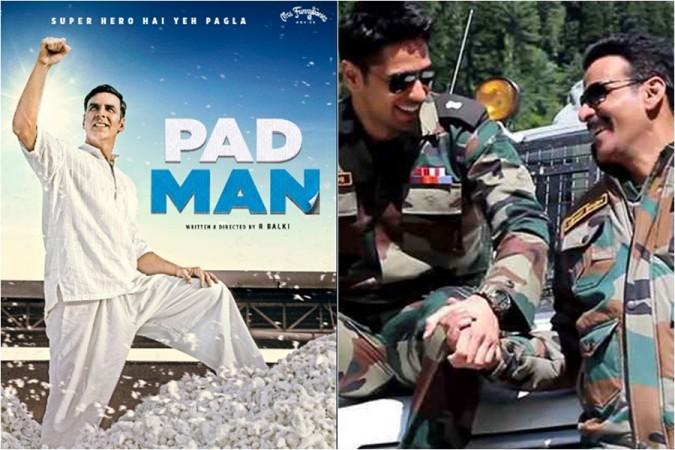 PadMan, Aiyaary Sidharth Malhotra, Manoj Bajpayee, Akshay Kumar, Padman