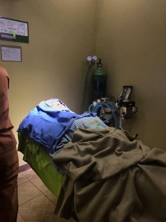 Sophia Abella in hospital
