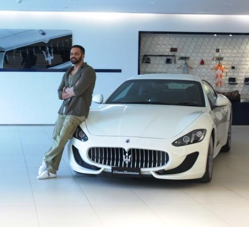 Rohit Shetty with his Maserati GranTurismo Rohit Shetty buys Maserati GranTurismo