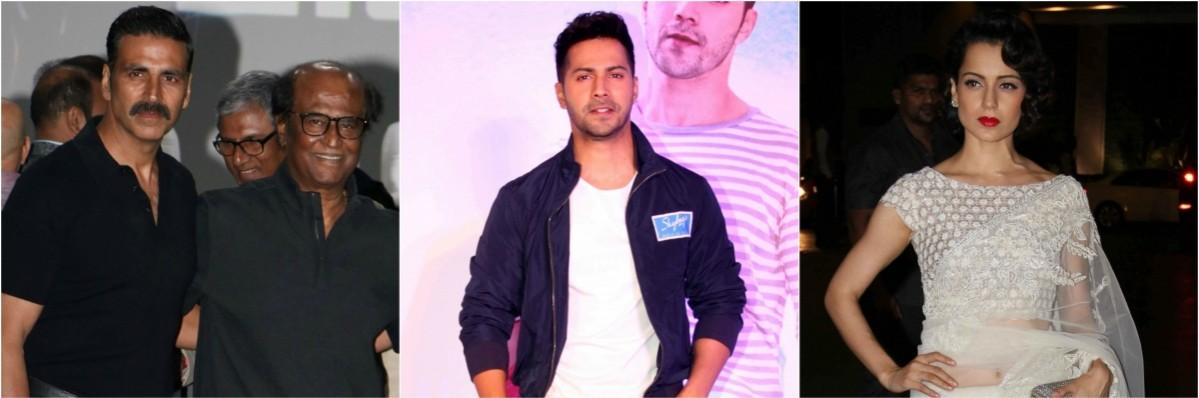 Varun Dhawan to lock horns with Akshay Kumar, Rajinikanth, Kangana Ranaut Varun Dhawan to lock horns with Akshay Kumar, Rajinikanth, Kangana Ranaut