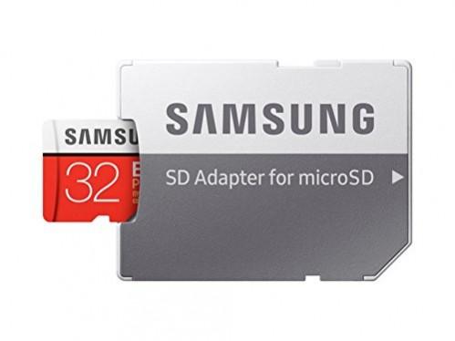 Samsung EVO Plus 32GB microSd card with Adapter on Amazon India Samsung EVO Plus microSd card