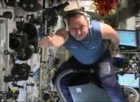 Astronaut tests ability to fly in space on vacuum cleaner