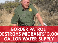 Arizona Border Patrol agents destroy water to prevent migrants from surviving desert crossing journey