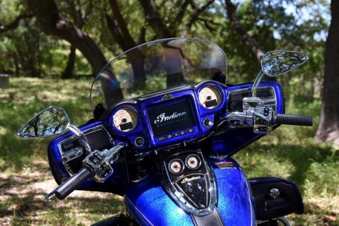 2018 Indian Roadmaster Elite's instrument cluster 2018 Indian Roadmaster Elite