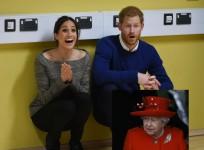 Meghan Markle, Prince HArry, Queen Elizabeth II