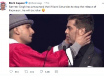 RAnveer Singh, Padmaavat, Rishi Kapoor