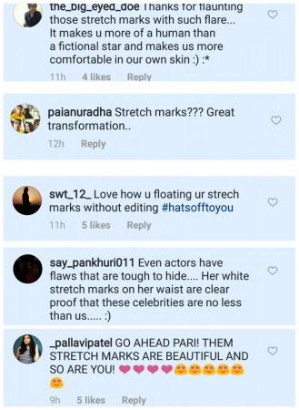 Fan comments Parineeti Chopra