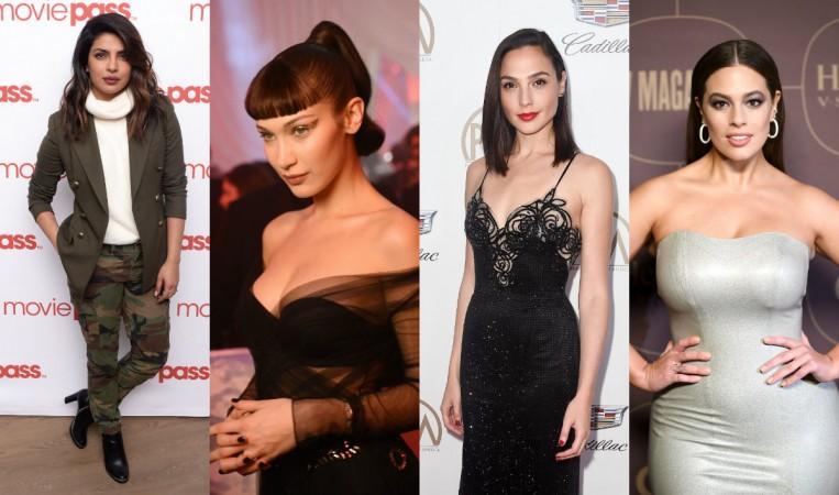 Priyanka Chopra, Ashley Graham, Gal Gadot, Bella Hadid